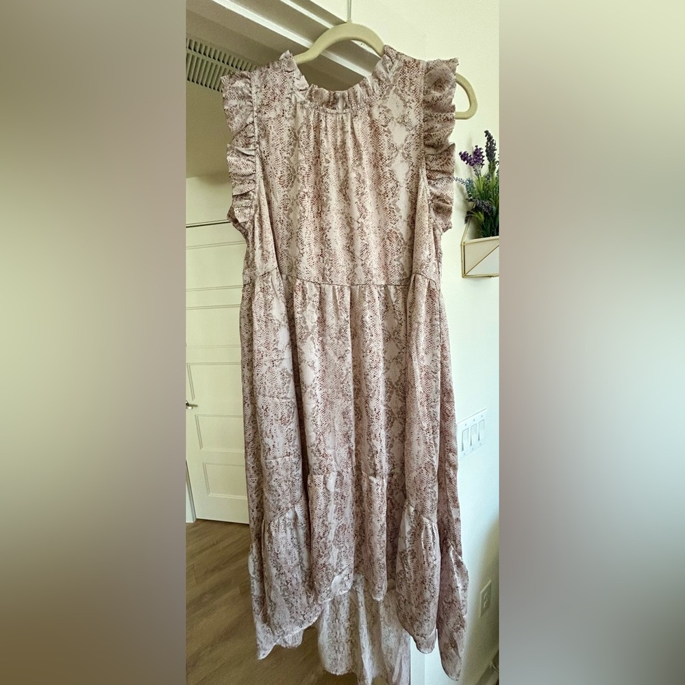 Stylish Snake Print Dress